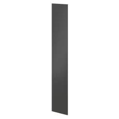 Porte battante anthracite GoodHome Atomia H. 224,7 x L. 37,2 cm