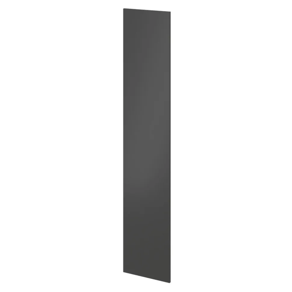Porte battante anthracite GoodHome Atomia H. 187,2 x L. 37,2 cm