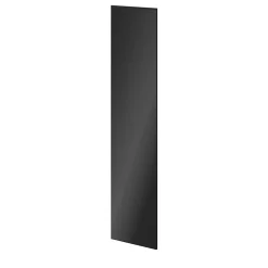 Porte battante anthracite brillant GoodHome Atomia H. 224,7 x 49,7 cm