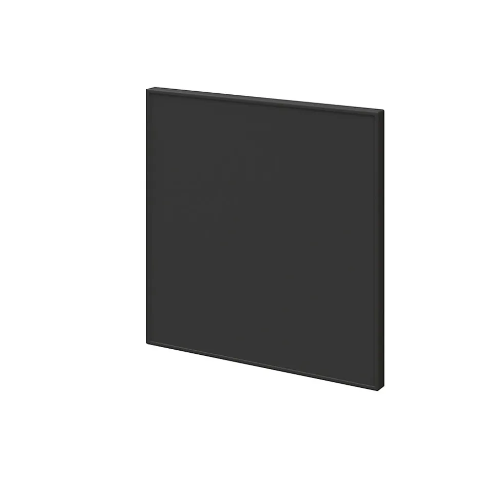 Porte battante anthracite mat GoodHome Atomia H 37,2 x L. 37,2 cm