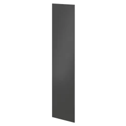 Porte battante anthracite GoodHome Atomia H. 224,7 x L. 49,7 cm