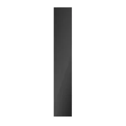 Porte battante anthracite brillant GoodHome Atomia H 224,7 x L. 37,2 cm