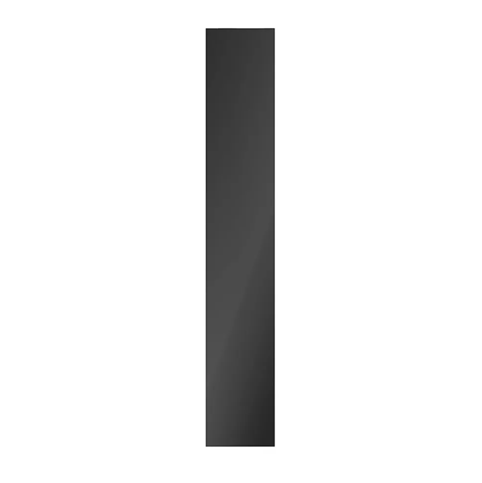 Porte battante anthracite brillant GoodHome Atomia H 224,7 x L. 37,2 cm