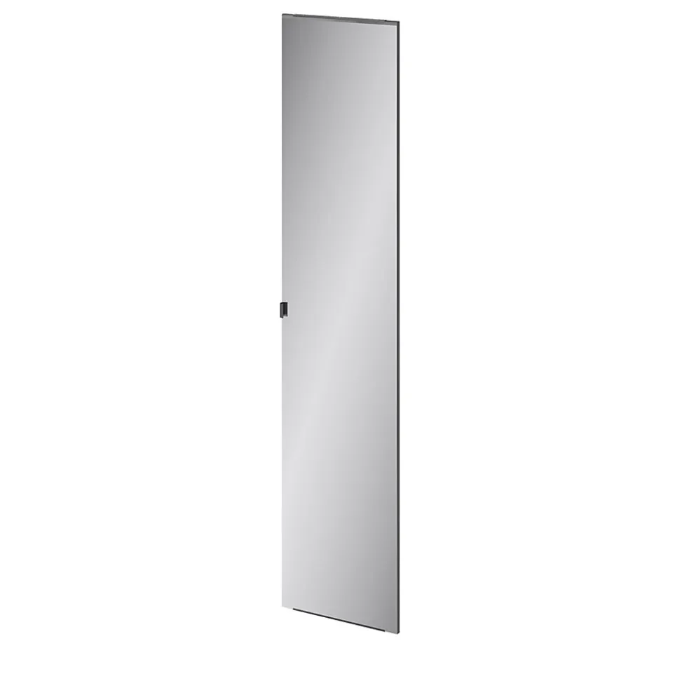 Porte battante argent miroir GoodHome Atomia H 224,7 x L. 49,7 cm