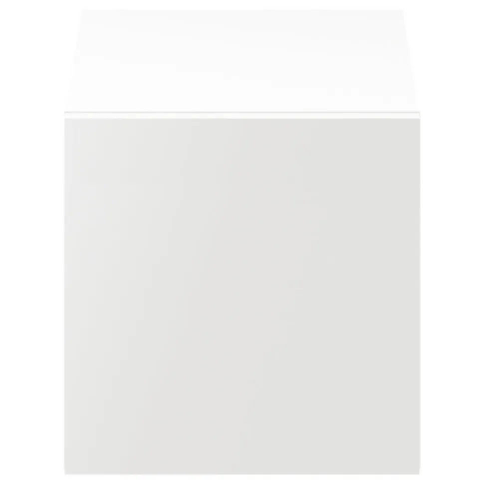 Porte battante blanche brillante GoodHome Atomia H 37,2 x L. 37,2 cm