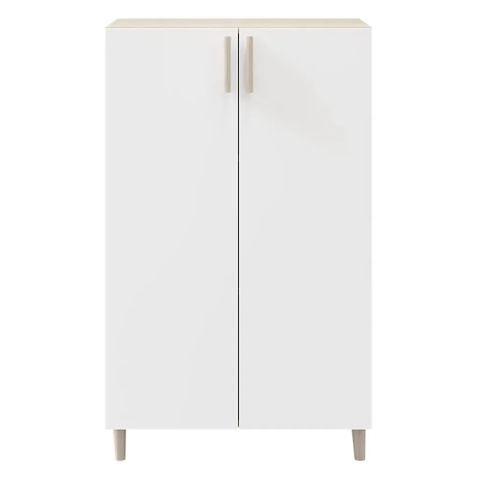 Porte battante blanche GoodHome Atomia H. 112,2 x L. 37,2 cm