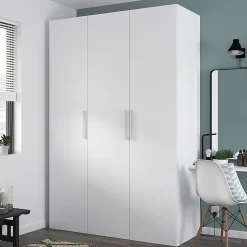 Porte battante blanche GoodHome Atomia H 224,7 x L. 49,7 cm