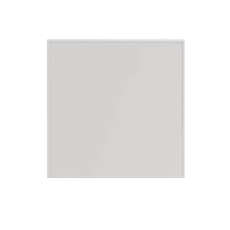 Porte battante blanche mate GoodHome Atomia H 37,2 x L. 37,2 cm