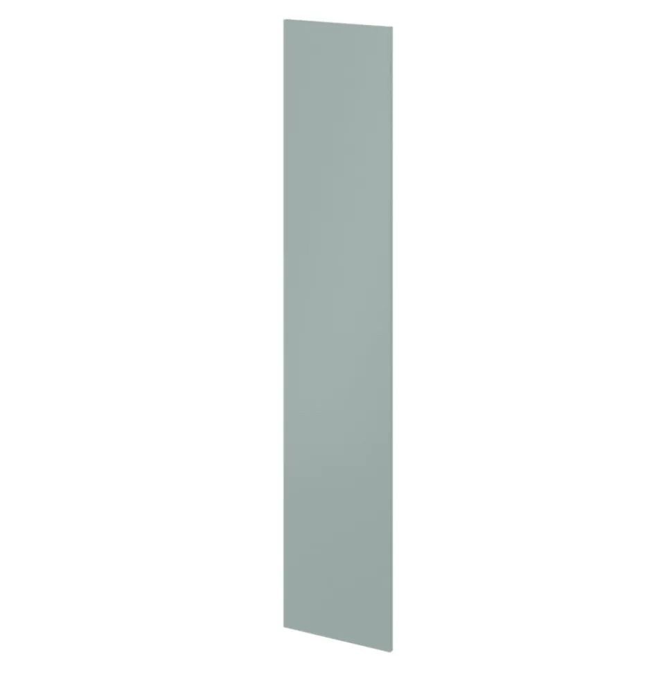 Porte battante bleu aqua GoodHome Atomia H. 187,2 x L. 37,2 cm