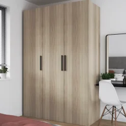 Porte battante effet chêne GoodHome Atomia H 224,7 x L. 49,7 cm