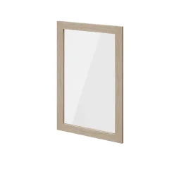 Porte battante effet chêne en verre GoodHome Atomia H 74,7 x L. 49,7 cm