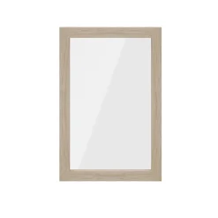 Porte battante effet chêne en verre GoodHome Atomia H 74,7 x L. 49,7 cm