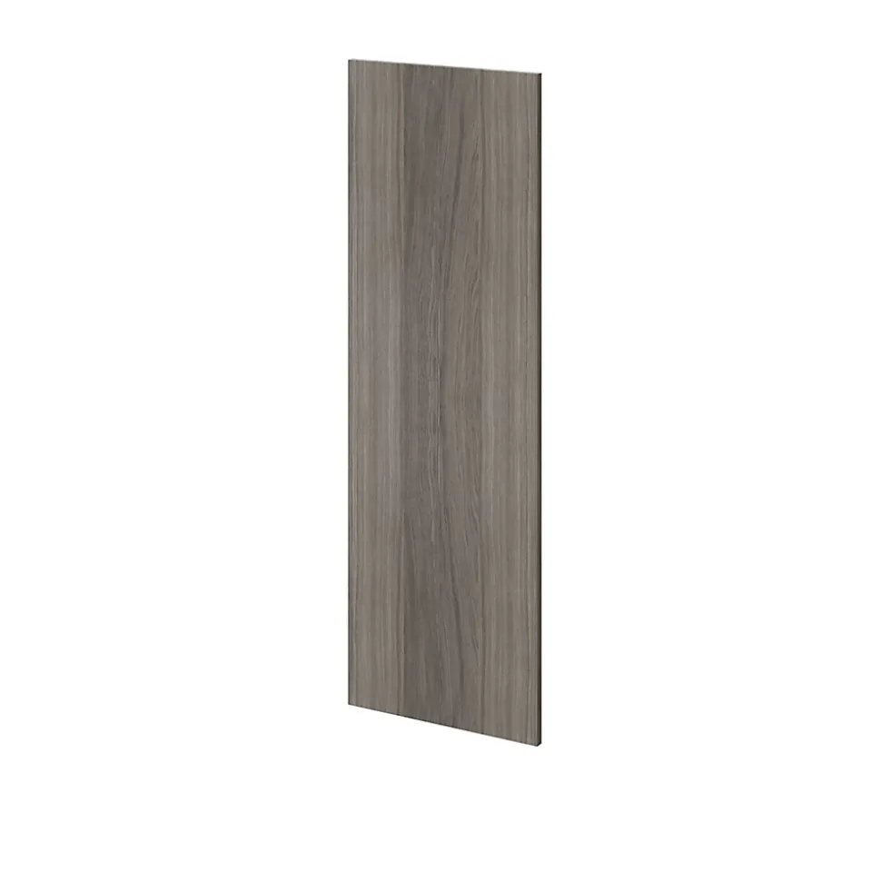 Porte battante effet chêne grisé GoodHome Atomia H. 112,2 x L. 37,2 cm