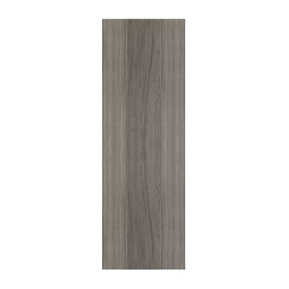Porte battante effet chêne grisé GoodHome Atomia H. 112,2 x L. 37,2 cm