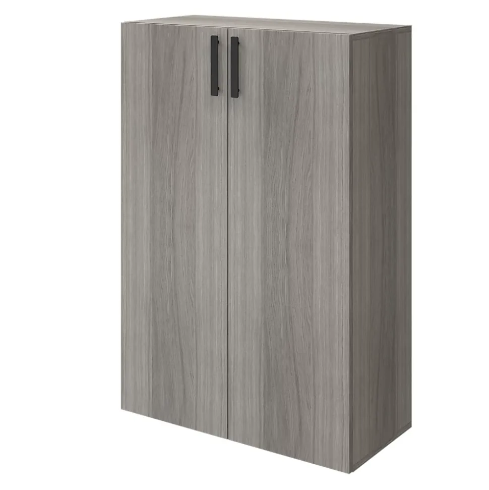 Porte battante effet chêne grisé GoodHome Atomia H. 112,2 x L. 37,2 cm