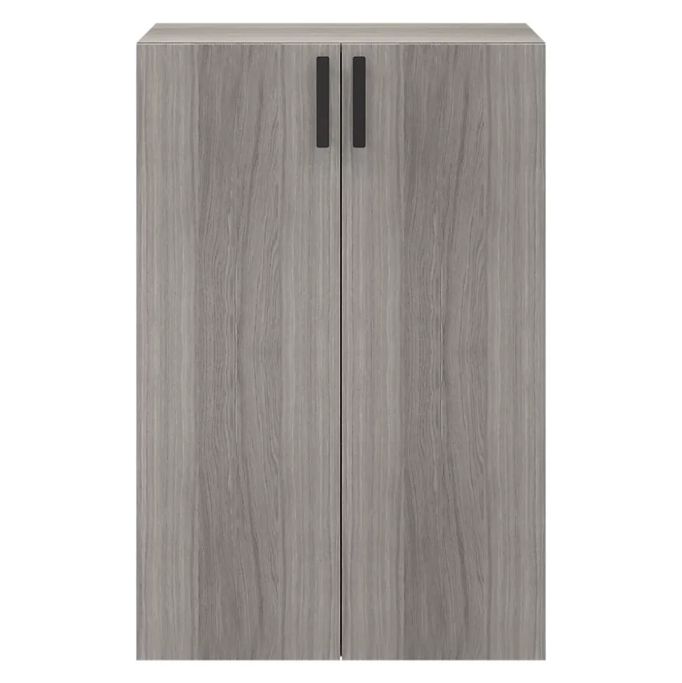 Porte battante effet chêne grisé GoodHome Atomia H. 112,2 x L. 37,2 cm