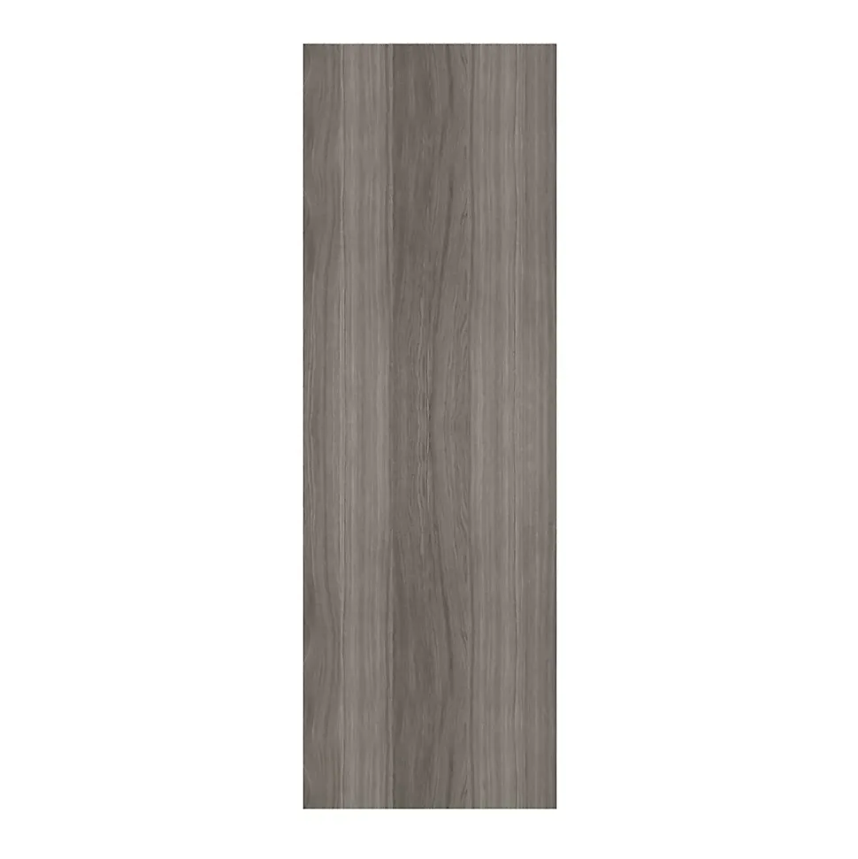 Porte battante effet chêne grisé GoodHome Atomia H. 149,7 x L. 49,7 cm