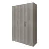 Porte battante effet chêne grisé GoodHome Atomia H 224,7 x L. 49,7 cm