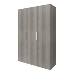 Porte battante effet chêne grisé GoodHome Atomia H 224,7 x L. 49,7 cm