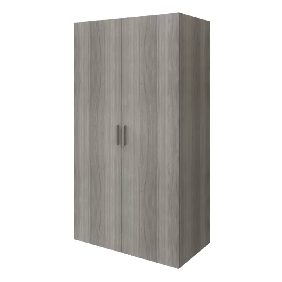Porte battante effet chêne grisé GoodHome Atomia H. 187,2 x L. 49,7 cm