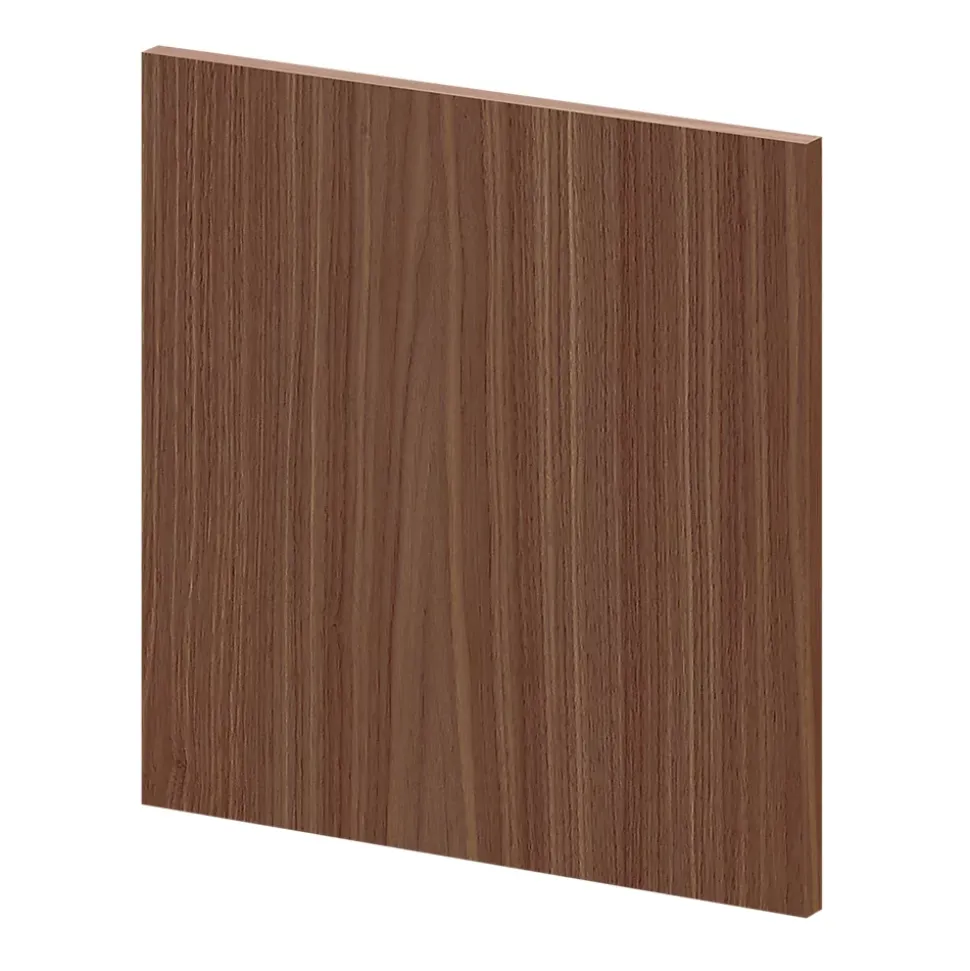 Porte battante effet noyer GoodHome Atomia H. 37,2 x L. 37,2 cm