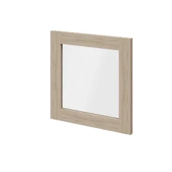 Porte battante en verre effet chêne GoodHome Atomia H 37,2 x L. 37,2 cm