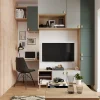 Porte battante gris clair GoodHome Atomia H. 37,2 x L. 49,7 cm