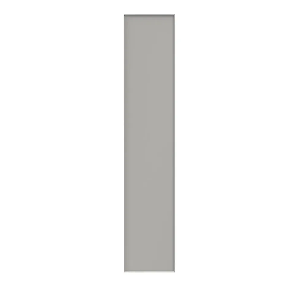 Porte battante gris clair mat GoodHome Atomia H.187,2 x L.37,2 cm