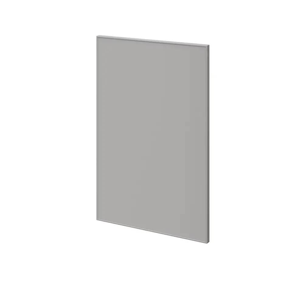 Porte battante grise claire mate GoodHome Atomia H 74,7 x L. 49,7 cm