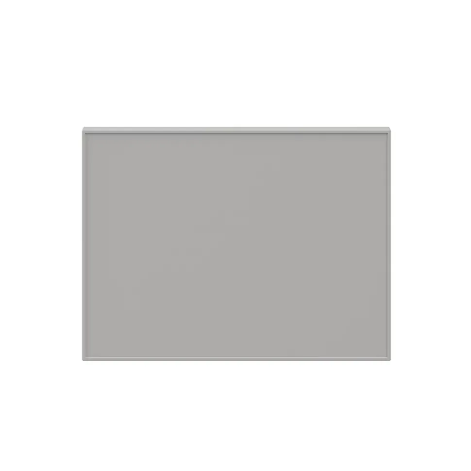 Porte battante grise claire mate GoodHome Atomia H 37,2 x L. 49,7 cm