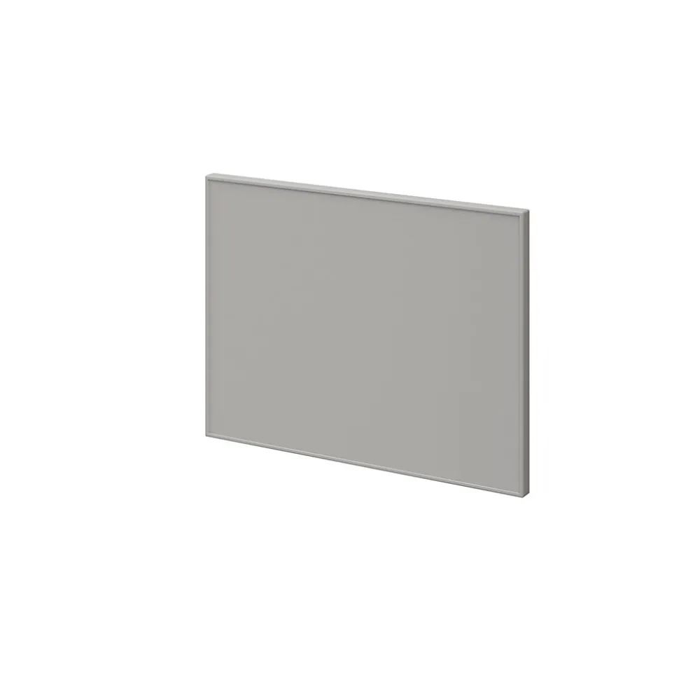 Porte battante grise claire mate GoodHome Atomia H 37,2 x L. 49,7 cm