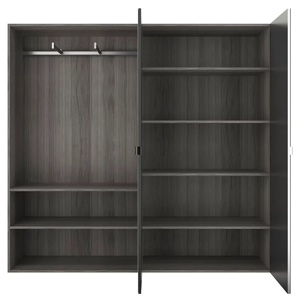 Porte battante miroir GoodHome Atomia H. 187,2 x L. 49,7 cm