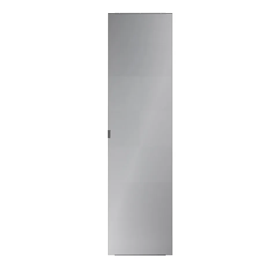 Porte battante miroir GoodHome Atomia H. 187,2 x L. 49,7 cm