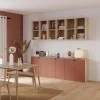 Porte battante terracotta GoodHome Atomia H. 112,2 x L. 37,2 cm