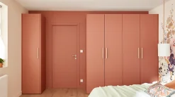 Porte battante terracotta GoodHome Atomia H. 224,7 x L. 49,7 cm