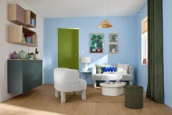 Porte battante vert forêt GoodHome Atomia H. 74,7 x l. 37,2 cm