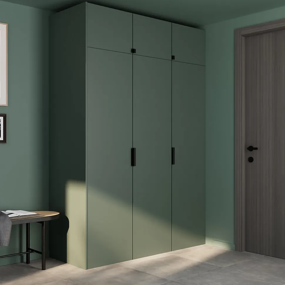 Porte battante vert forêt GoodHome Atomia H. 37,2 x l. 49,7 cm
