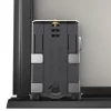 Porte de placard coulissante atelier gris clair mat profil noir GoodHome Arius H. 248,5 x L. 76.2 cm + amortisseurs