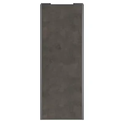 Porte de placard coulissante gris antique profil gris GoodHome Arius H. 248,5 x L. 92.2 cm + amortisseurs