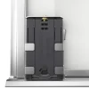 Porte de placard coulissante atelier blanc brillant profil gris GoodHome Arius H. 248,5 x L. 76.2 cm + amortisseurs