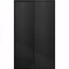 Porte de placard coulissante décor noir 120 x 250 cm vendue par 2