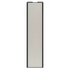 Porte de placard coulissante gris clair mat profil noir GoodHome Arius H. 248,5 x L. 62.2 cm + amortisseurs