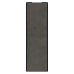 Porte de placard coulissante gris antique profil noir GoodHome Arius H. 248,5 x L. 77.2 cm + amortisseurs