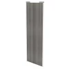 Porte de placard coulissante effet chêne grisé profil blanc GoodHome Arius H. 248,5 x L. 92.2 cm + amortisseurs