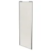 Porte de placard coulissante bois nordique profil gris GoodHome Arius H. 248,5 x L. 92.2 cm + amortisseurs