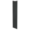 Porte de placard coulissante anthracite profil blanc GoodHome Arius H. 248,5 x L. 62.2 cm + amortisseurs