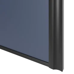 Porte de placard coulissante atelier bleu profil noir GoodHome Arius H. 248,5 x L. 61.2 cm + amortisseurs