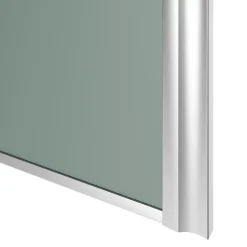 Porte de placard coulissante atelier vert de gris profil gris GoodHome Arius H. 248,5 x L. 61.2 cm + amortisseurs