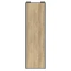 Porte de placard coulissante effet chêne brut profil gris GoodHome Arius H. 248,5 x L. 77.2 cm + amortisseurs