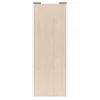 Porte de placard coulissante effet chêne clair profil blanc GoodHome Arius H. 248,5 x L. 92.2 cm + amortisseurs